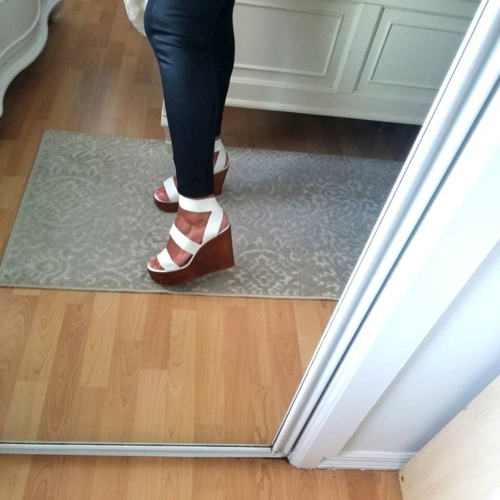 Steve Madden sandals.